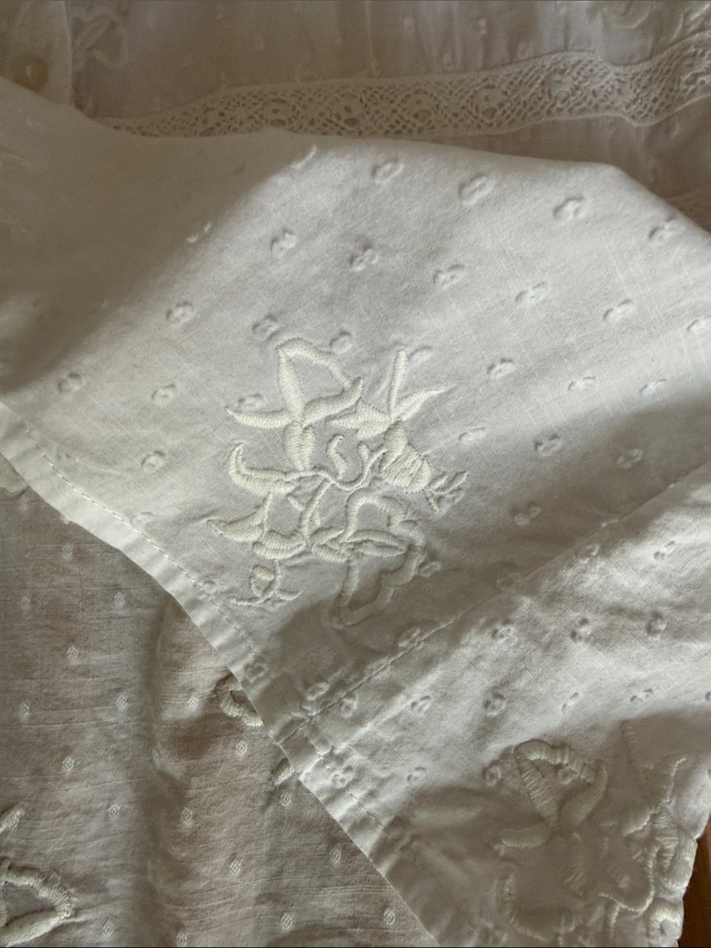 White lace detail top - Picture 10 of 14